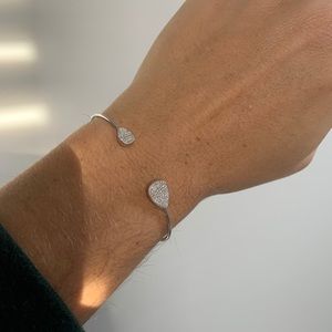 Diamond cuff bracelet